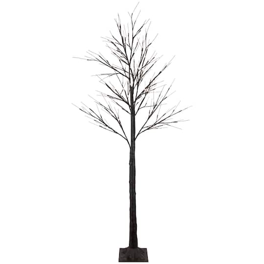 6Ft Pre-Lit Brown Twig Christmas Tree, Warm White LED Lights By Northlight | 6 ft | Michaels®